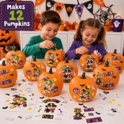 Paw Patrol Foam Pumpkin Decor Craft Kits for 12